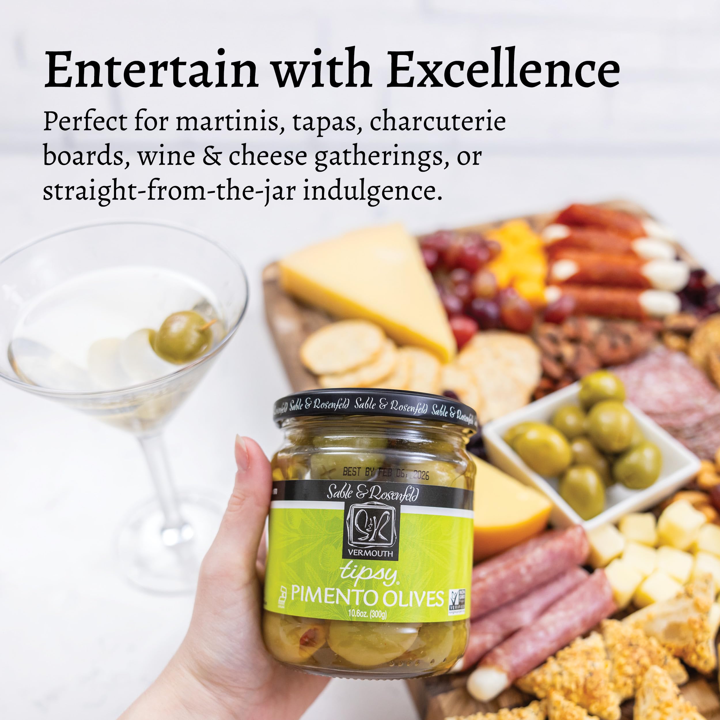 Sable & Rosenfeld olives showcase crisp texture and bold flavor