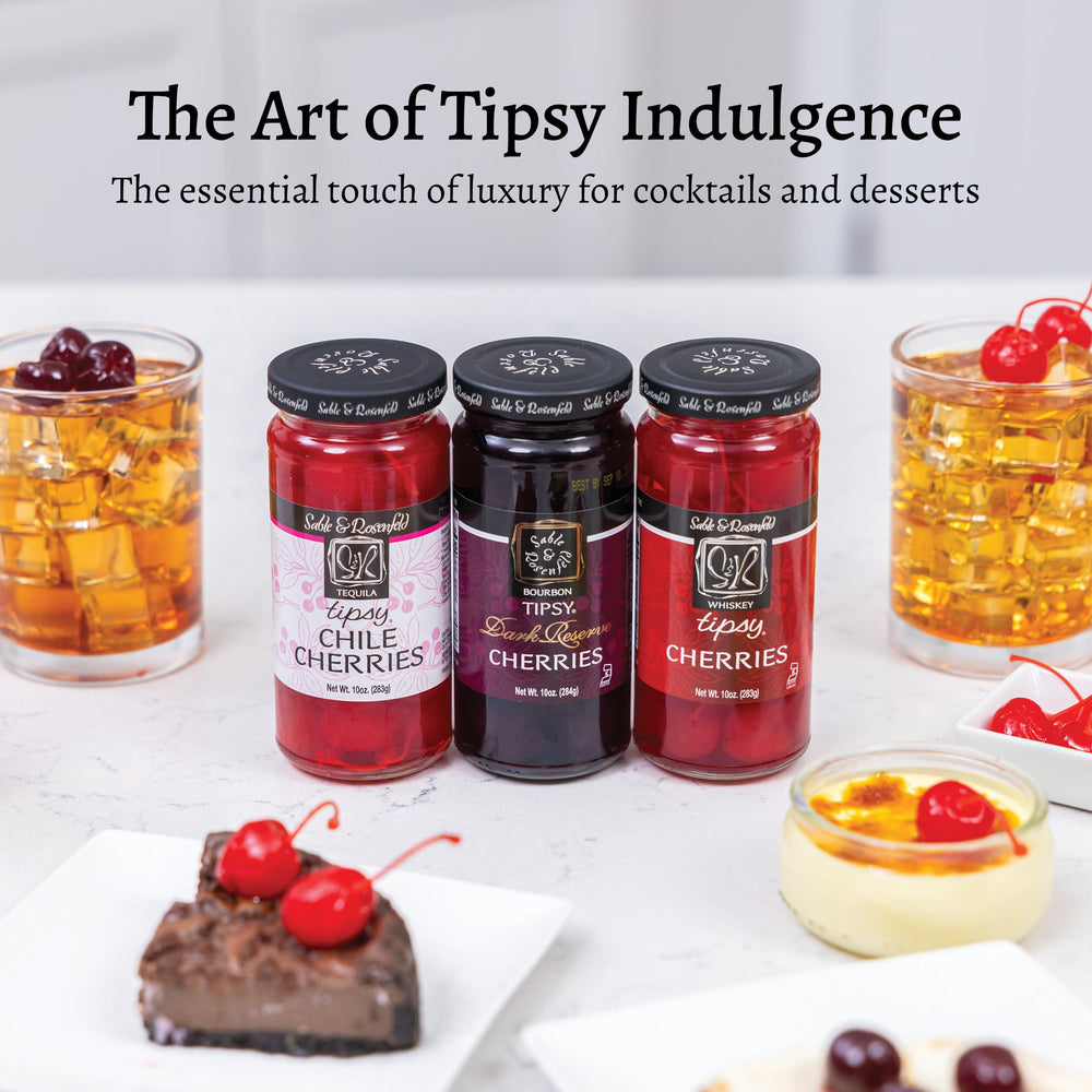 Sable & Rosenfeld gift-ready bottle – premium cherry garnish for celebrations