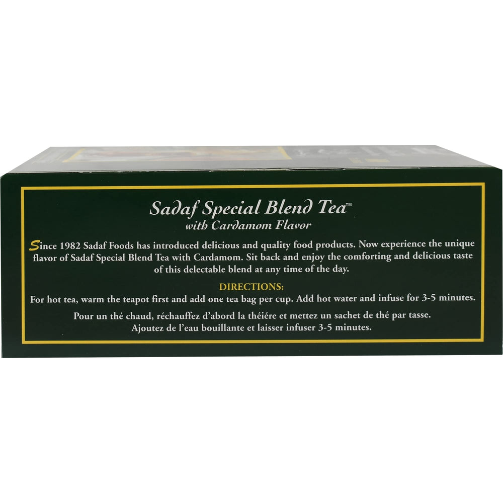 Sadaf cardamom aroma tea fosters a soothing, aromatic cup.
