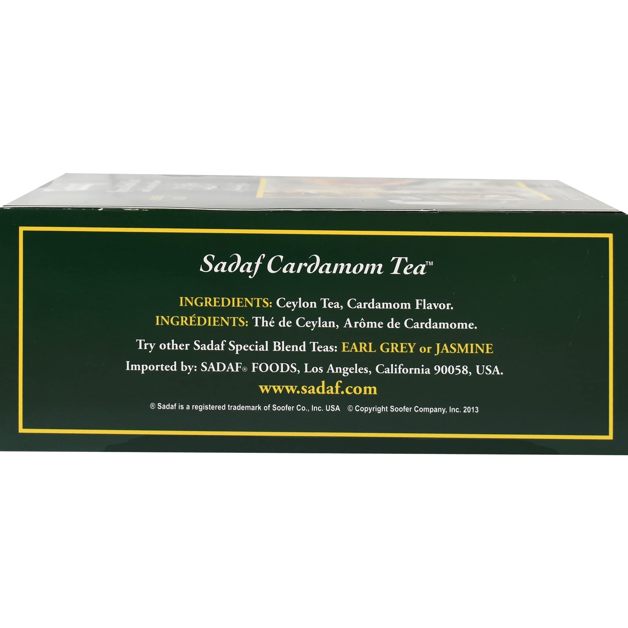 Sadaf Cardamom Tea Bags steep to release rich Ceylon aroma in minutes.