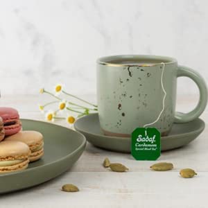 Sadaf eco-friendly teabags use plant-based fibers, reducing plastic.