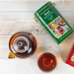 Sadaf Cardamom Tea packaging highlighting Sri Lanka origin.
