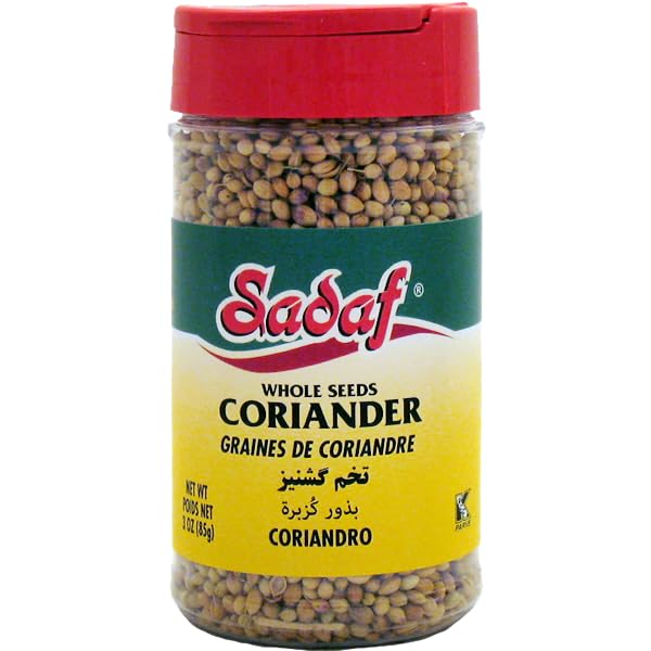Sadaf coriander seeds bottle with shaker top for easy seasoning and fresh flavor