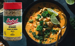 Sadaf fennel seeds aroma and flavor enhance cooking with fragrant notes.