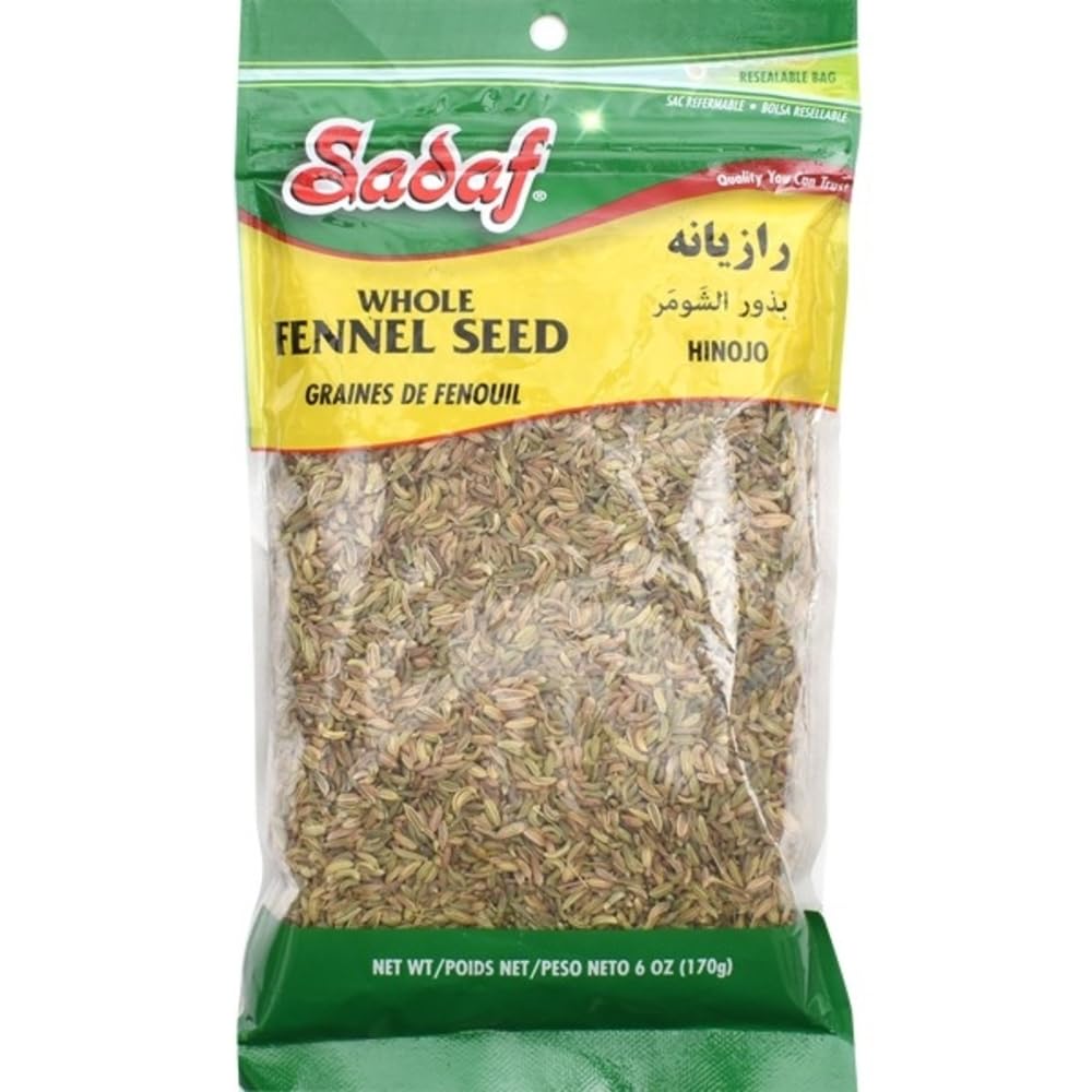 Sadaf Fennel Seeds in a resealable bag ready for cooking.