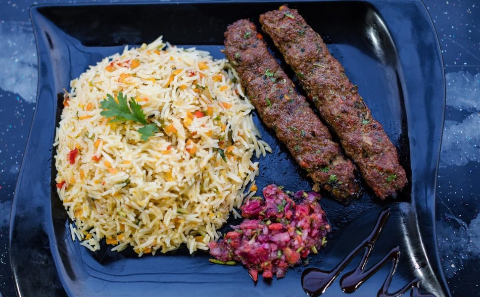 Sadaf ground meat kebab seasoning on burgers
