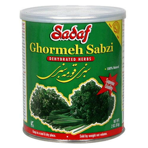 Sadaf Sabzi Ghormeh ready-to-use herb mix enhances Persian dishes.