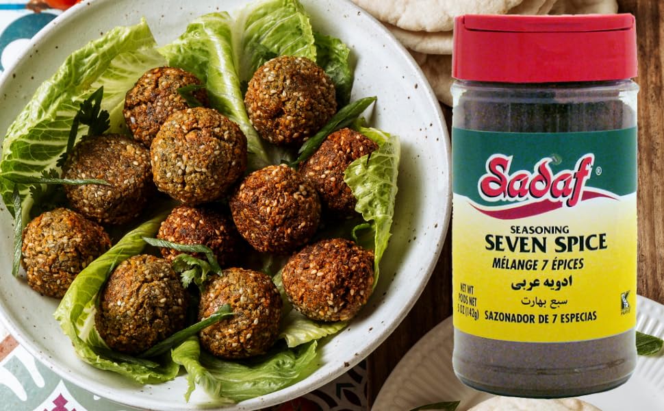 Close-up of Sadaf Seven Spice ingredients highlighting balanced notes for cooking.