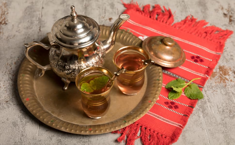 Sadaf minimal-wrapped tea bags in pantry display convenient storage.