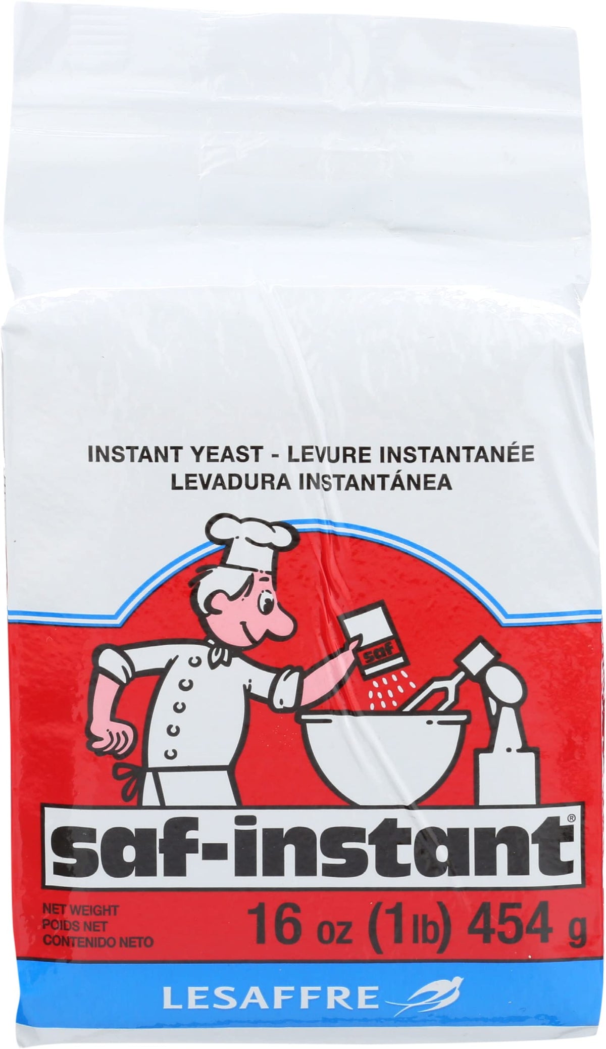 SAF Instant Yeast 1 lb pouch ready for reliable bread rising