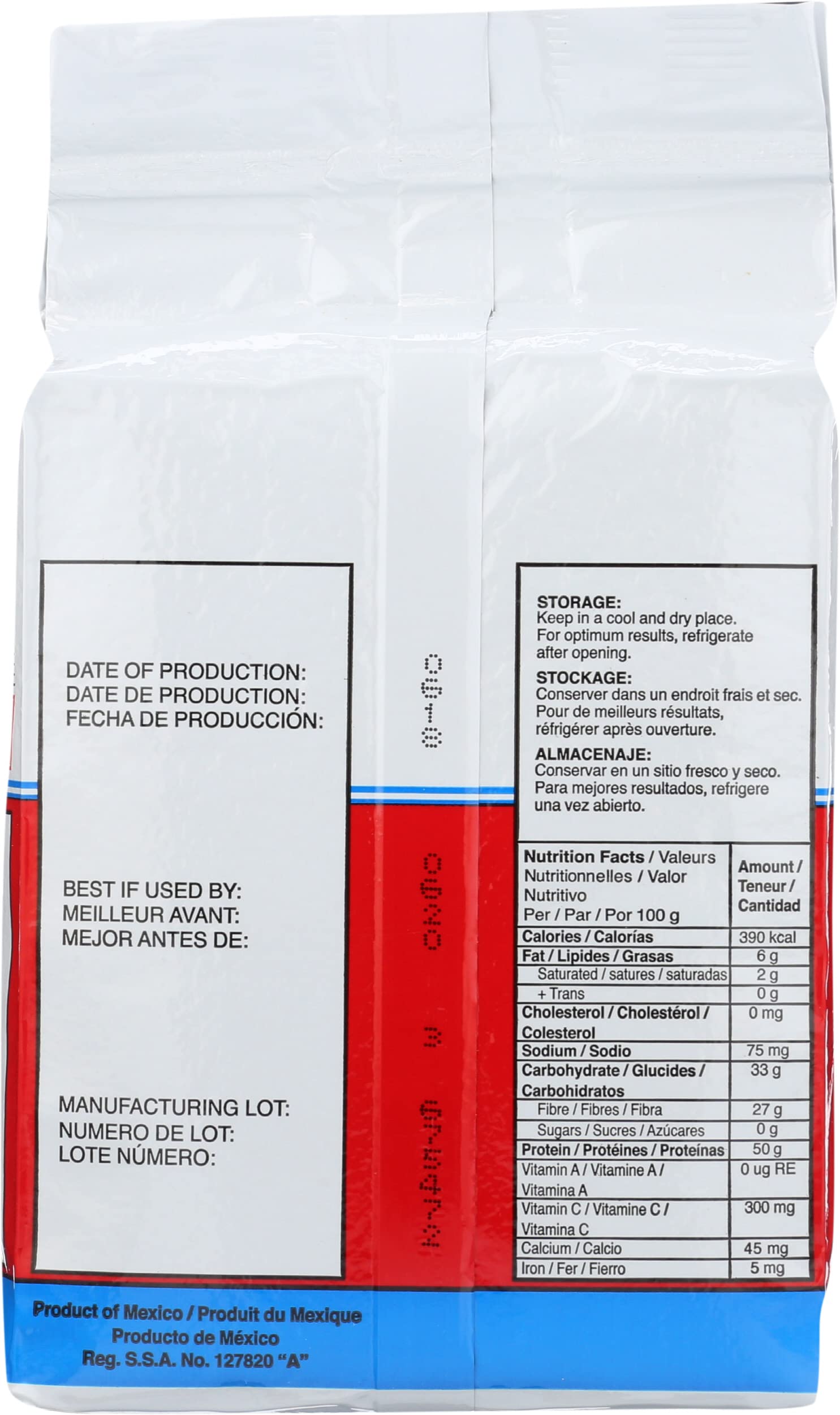 SAF Instant Yeast vacuum-packed bag close-up for freshness