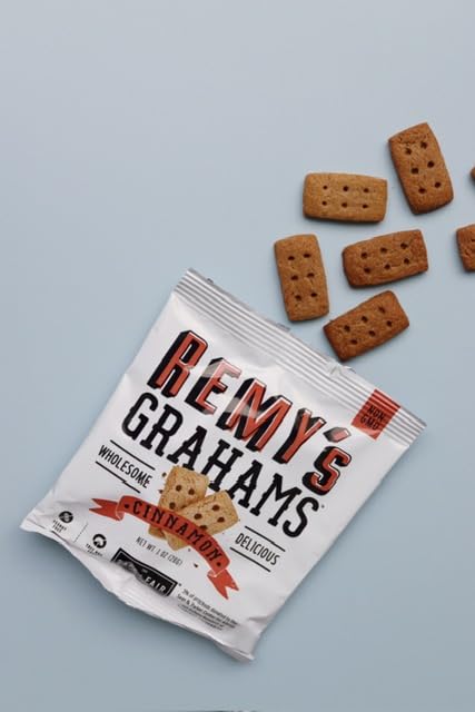 Safe and Fair Remy Cinnamon Grahams 12-pack for school lunches and snacking.