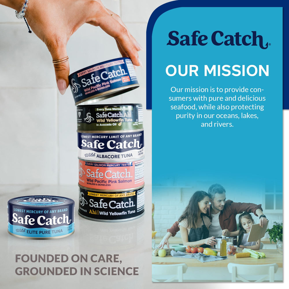 Omega-rich Safe Catch tuna ready for nourishing salads and bowls.