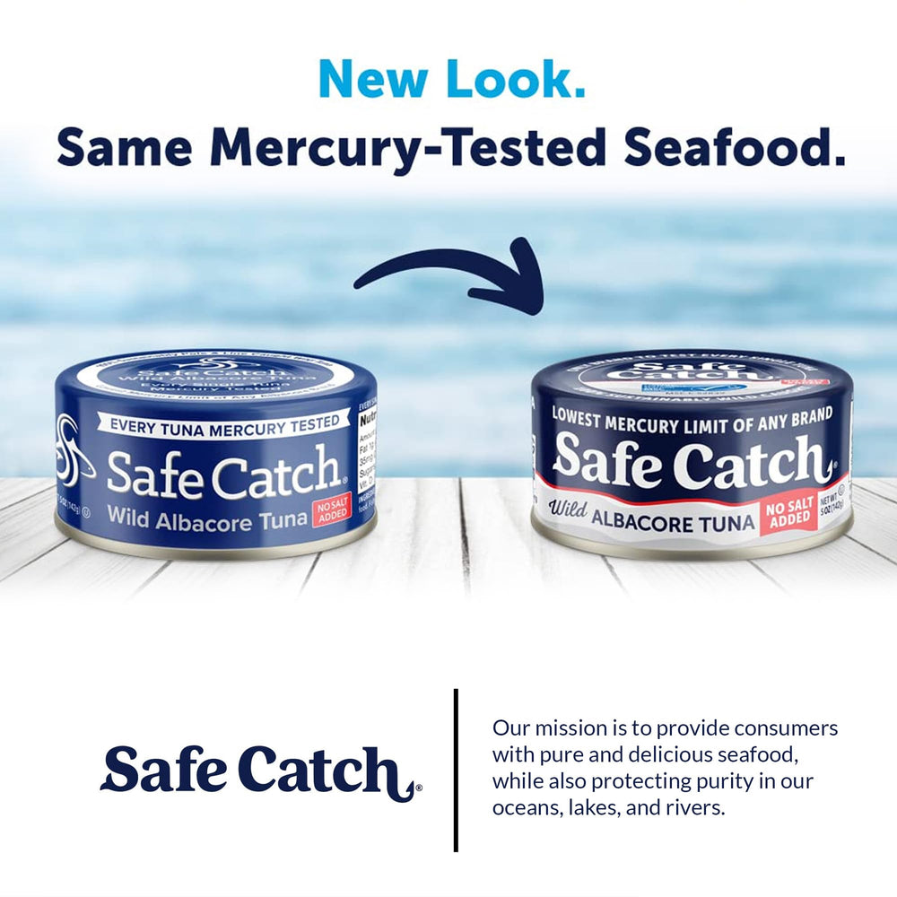 Safe Catch ready-to-use tuna for salads and wraps.