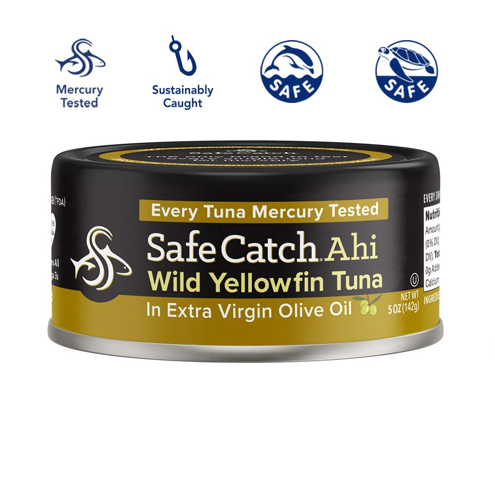 Safe Catch tuna can pack of six, pantry-friendly protein option
