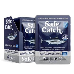 Safe Catch Sustainable wild-caught tuna pouch for responsible seafood.