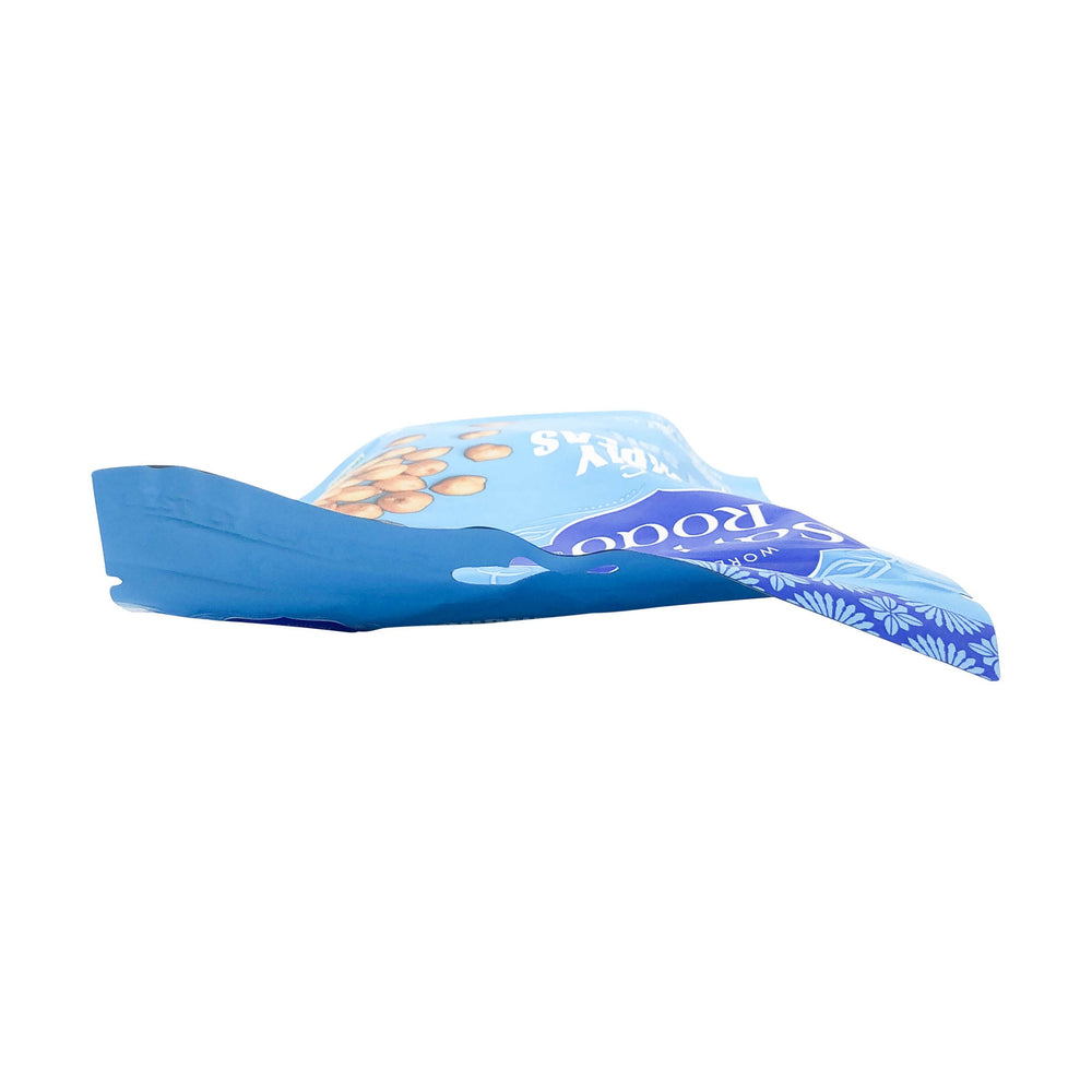Saffron Road Sea Salt Chickpeas, perfect for on-the-go snacking.