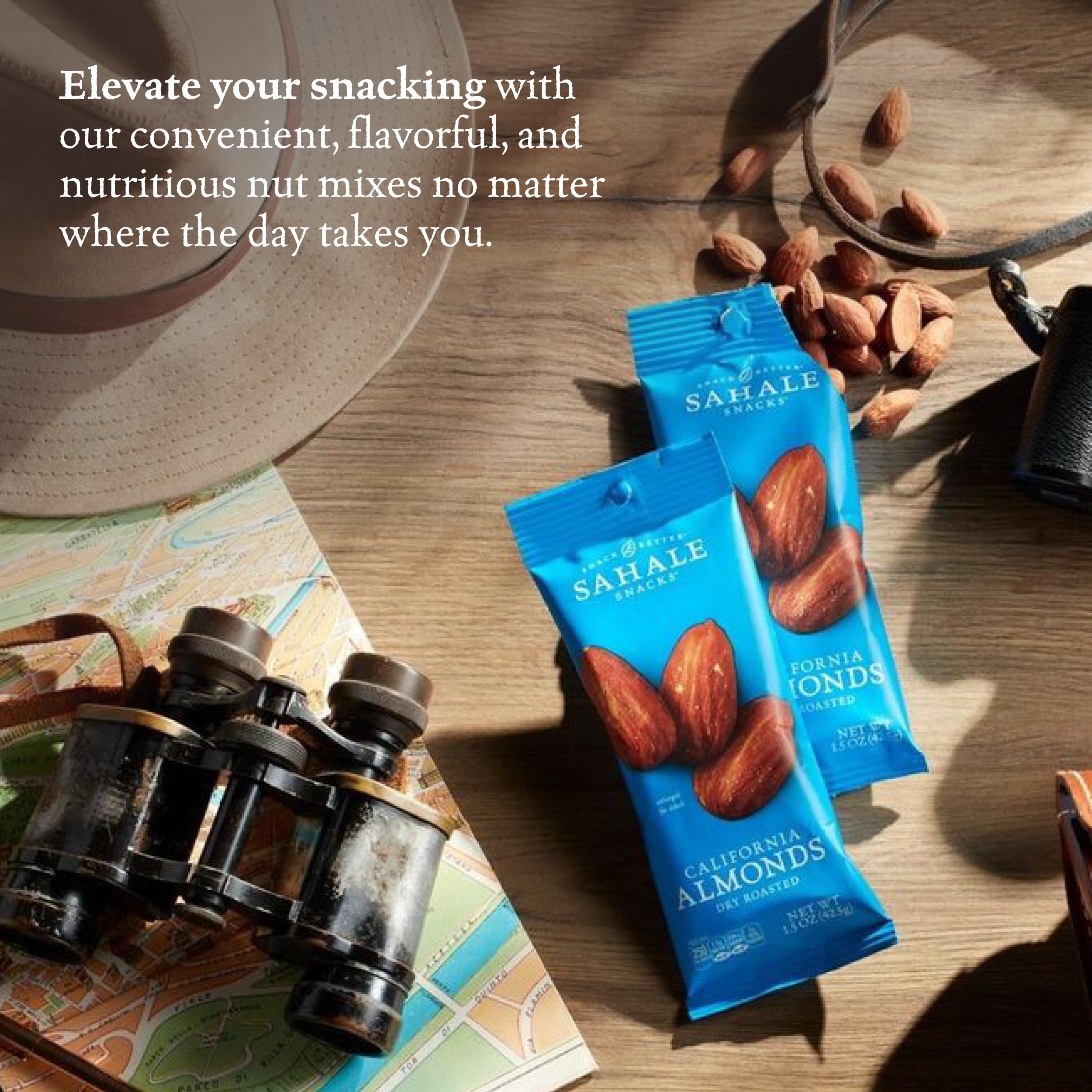 Sahale almonds highlight flavor layers and simple ingredients.
