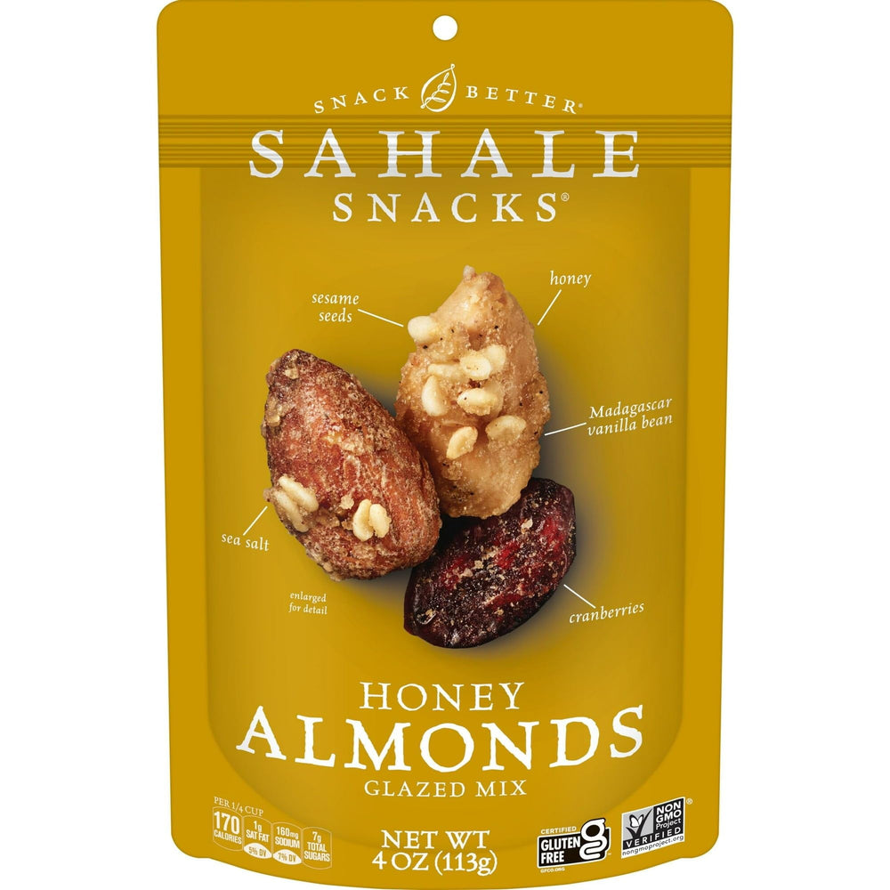Sahale Snacks Honey Almonds Glazed Mix on-the-go snack with salty-sweet crunch