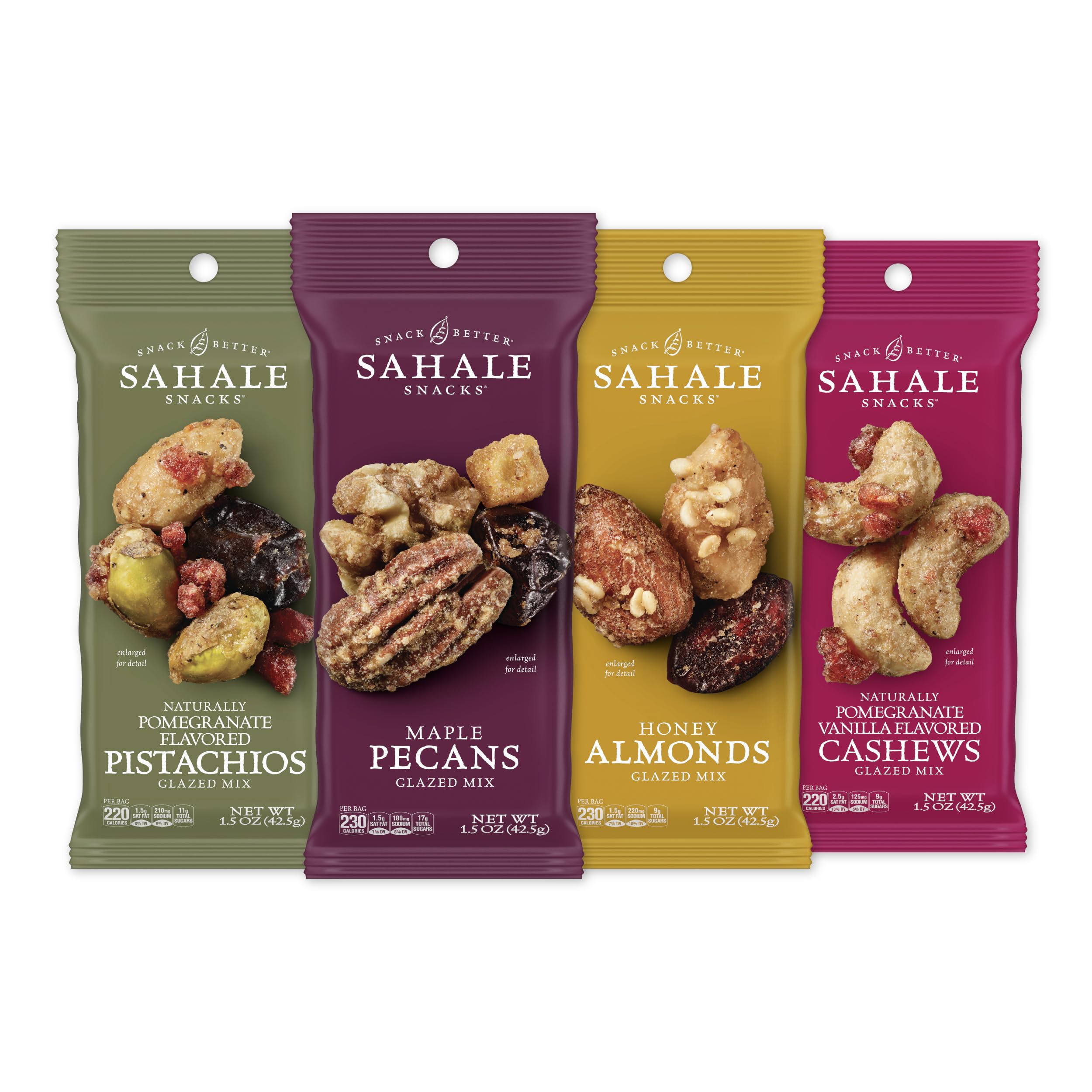 Sahale Snacks glazed nut mix maple pecans for on-the-go energy.