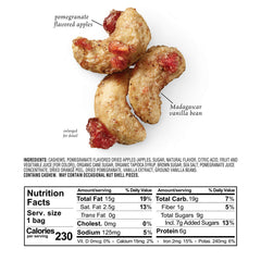 Glazed nuts with apple-pomegranate detail from Sahale Snacks