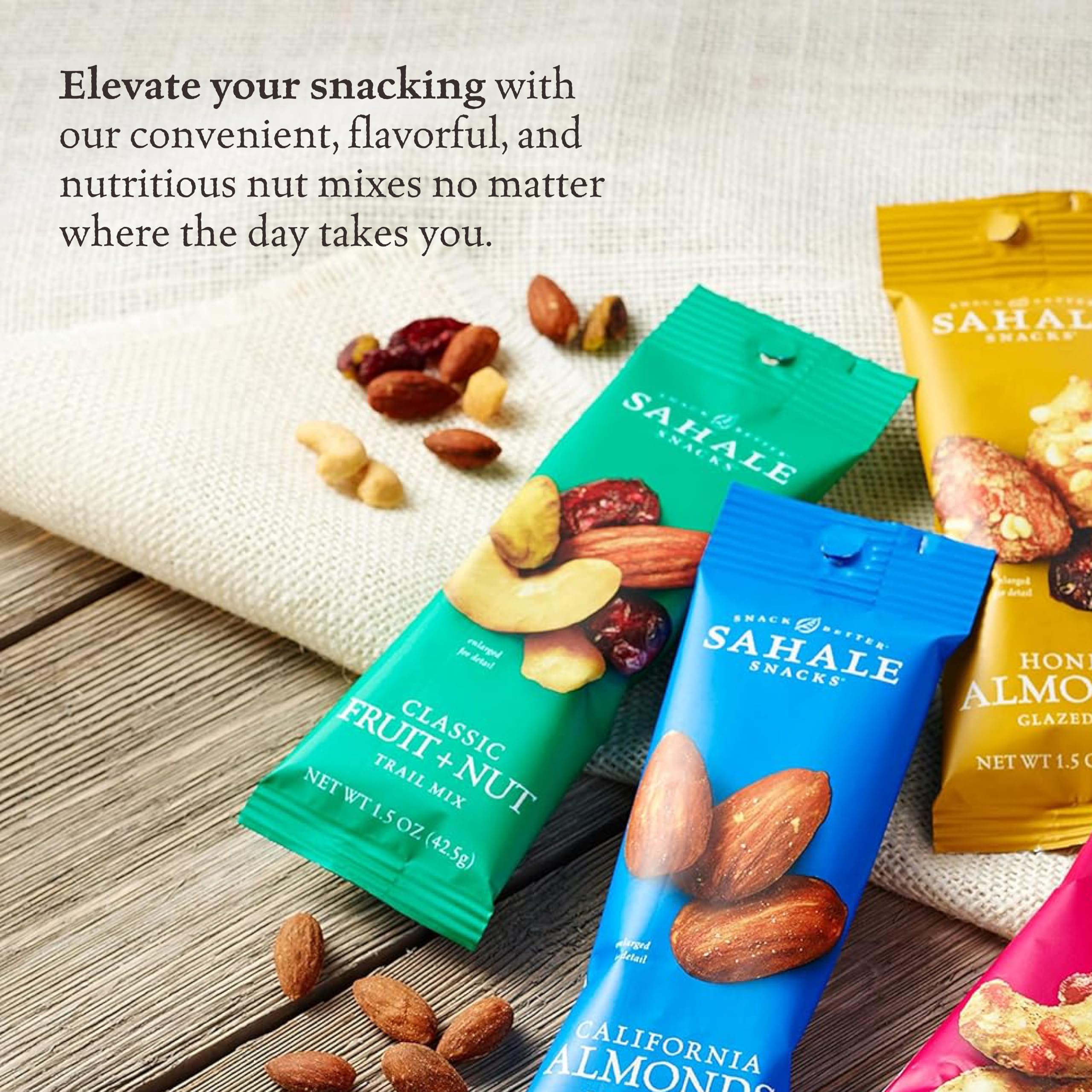 Sahale Snacks layered flavors and textures emphasize premium snacking moments