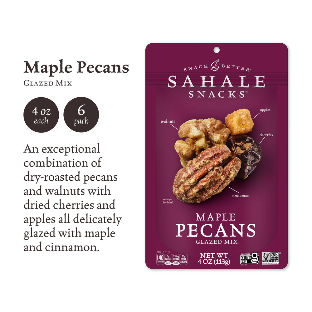 Sahale Snacks non-GMO kosher gluten-free badge visible