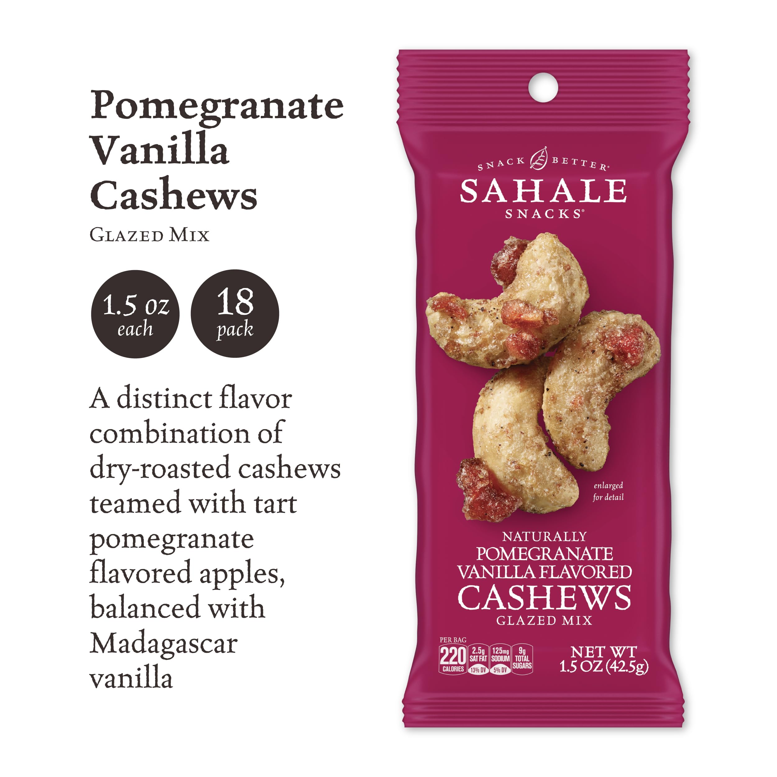 On-the-go Sahale Snacks pouch ready for travel