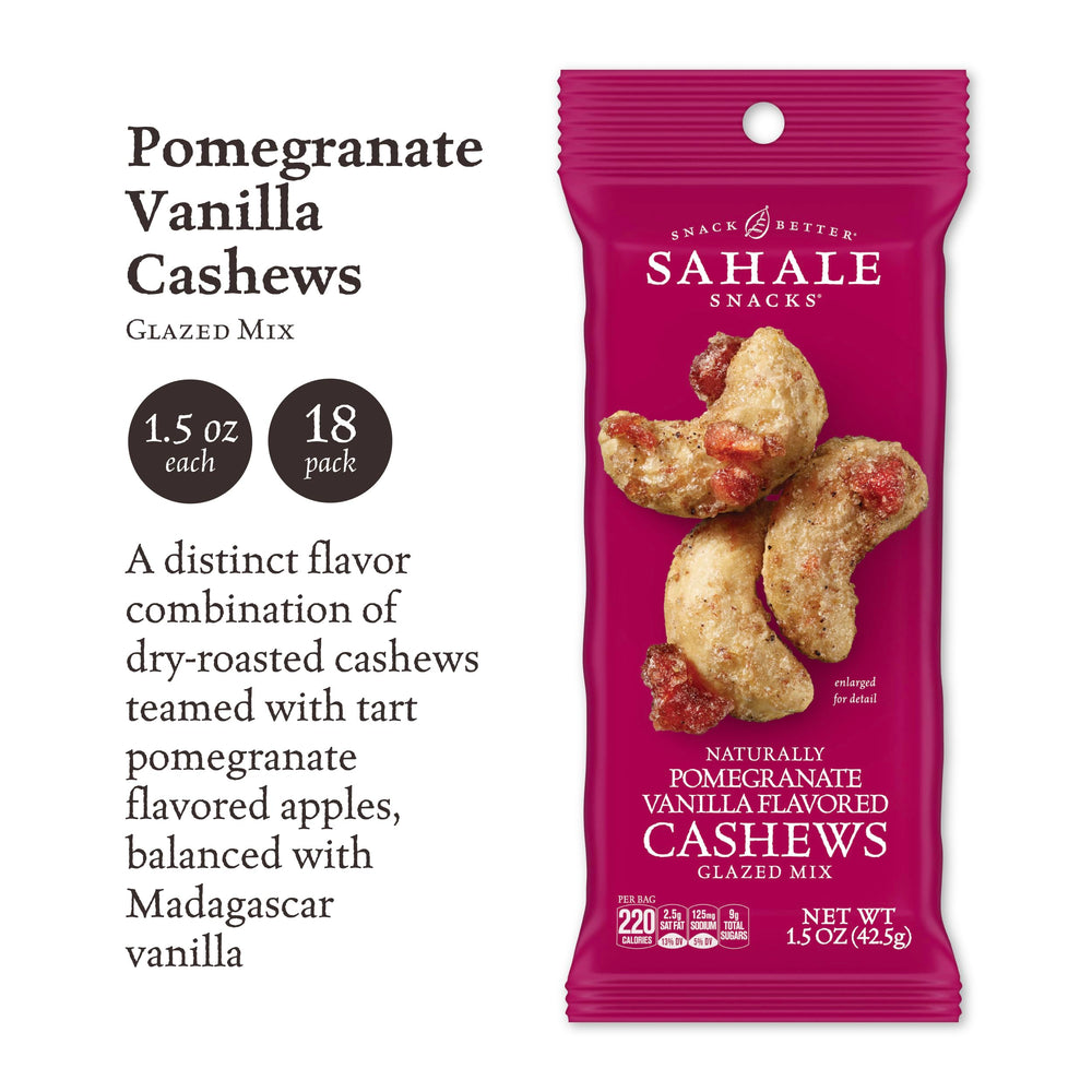 On-the-go Sahale Snacks pouch ready for travel