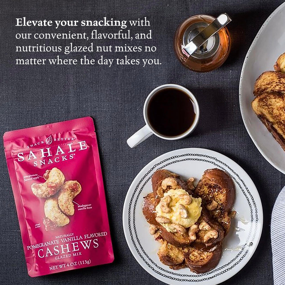 Sahale Snacks resealable pouch keeps freshness and portability