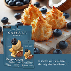 Sahale Snacks toasted coconut pieces add tropical sweetness and crunch.
