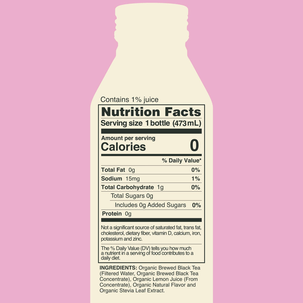 Saint James Iced Tea organic black tea label emphasizes non-GMO and gluten-free quality.