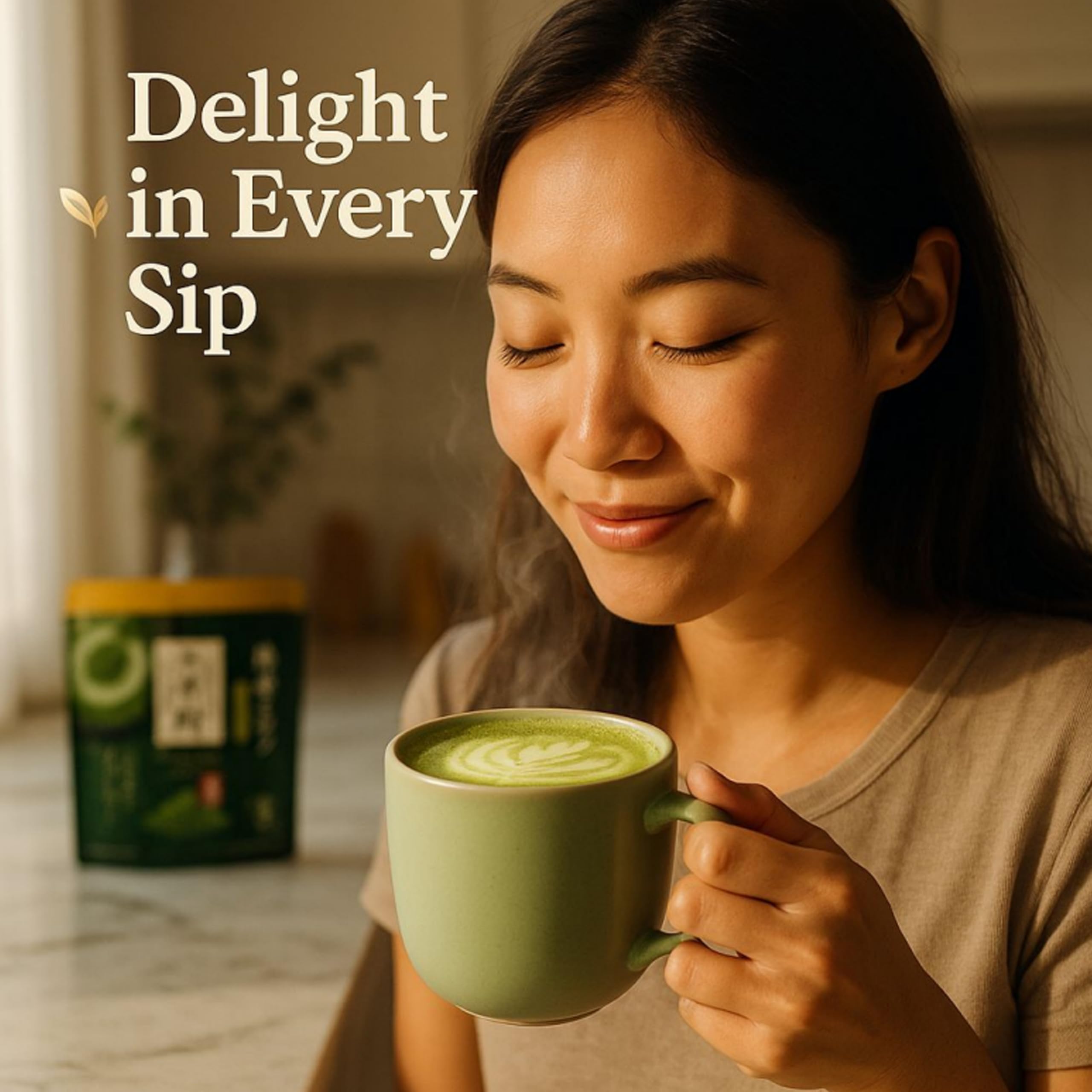 Sakura Box nutritious energy-boost matcha with calcium and plant-based protein.