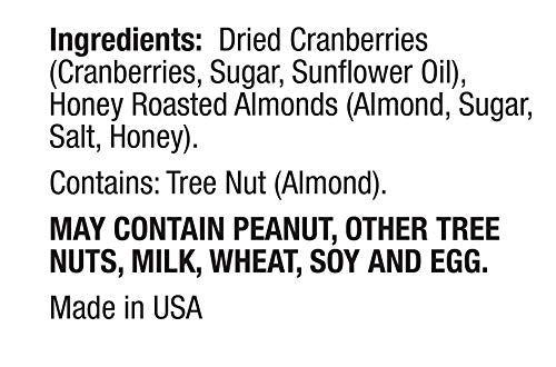 Cranberry almond mix ideal as a salad topper or on-the-go snack.