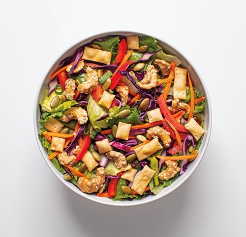 Salad Pizazz snack directly from bag for quick flavor.
