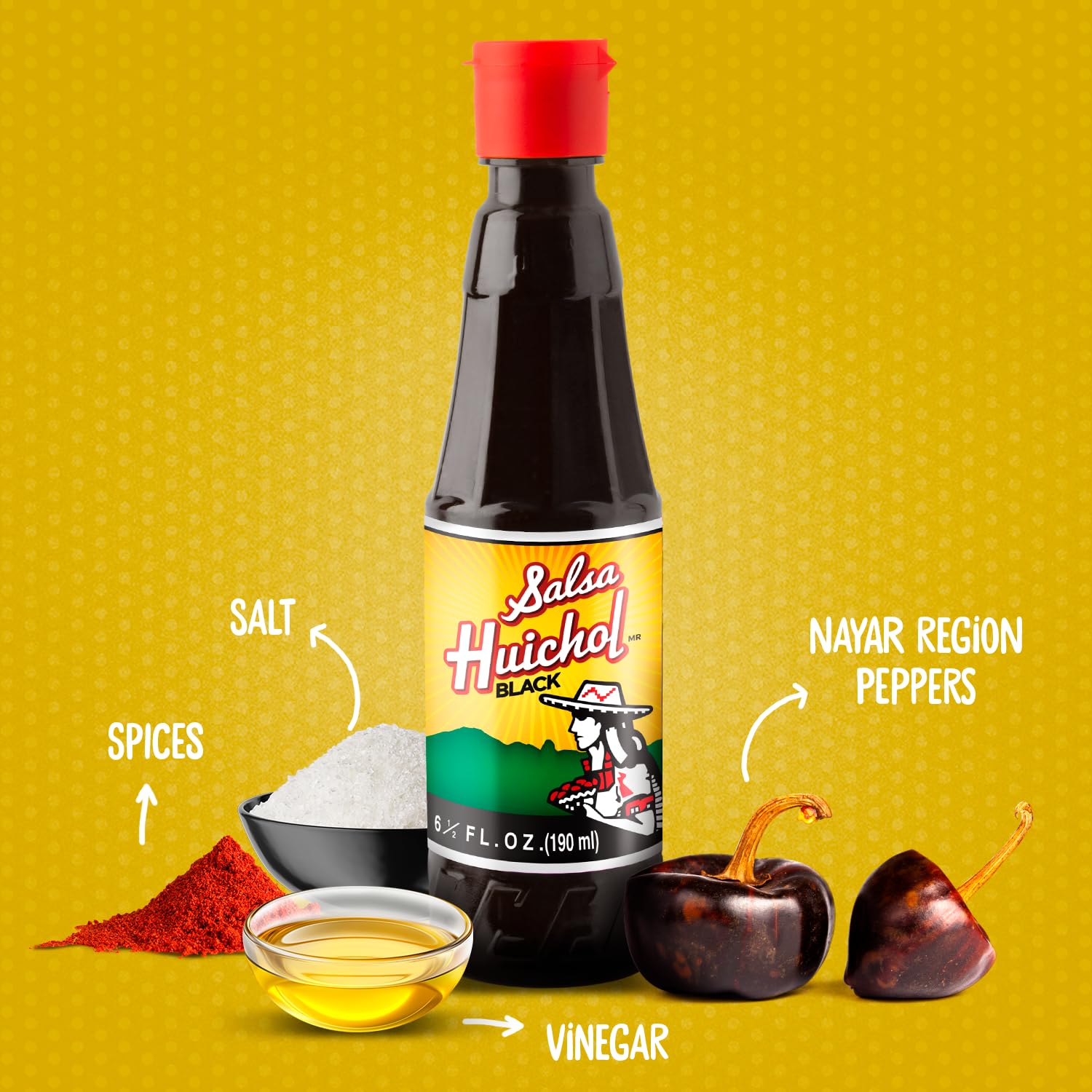 Salsa Huichol on tacos brings authentic regional spice to meals.