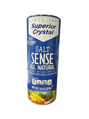 Salt Sense non-iodized salt 3-pack with easy-pour bottles for everyday seasoning.