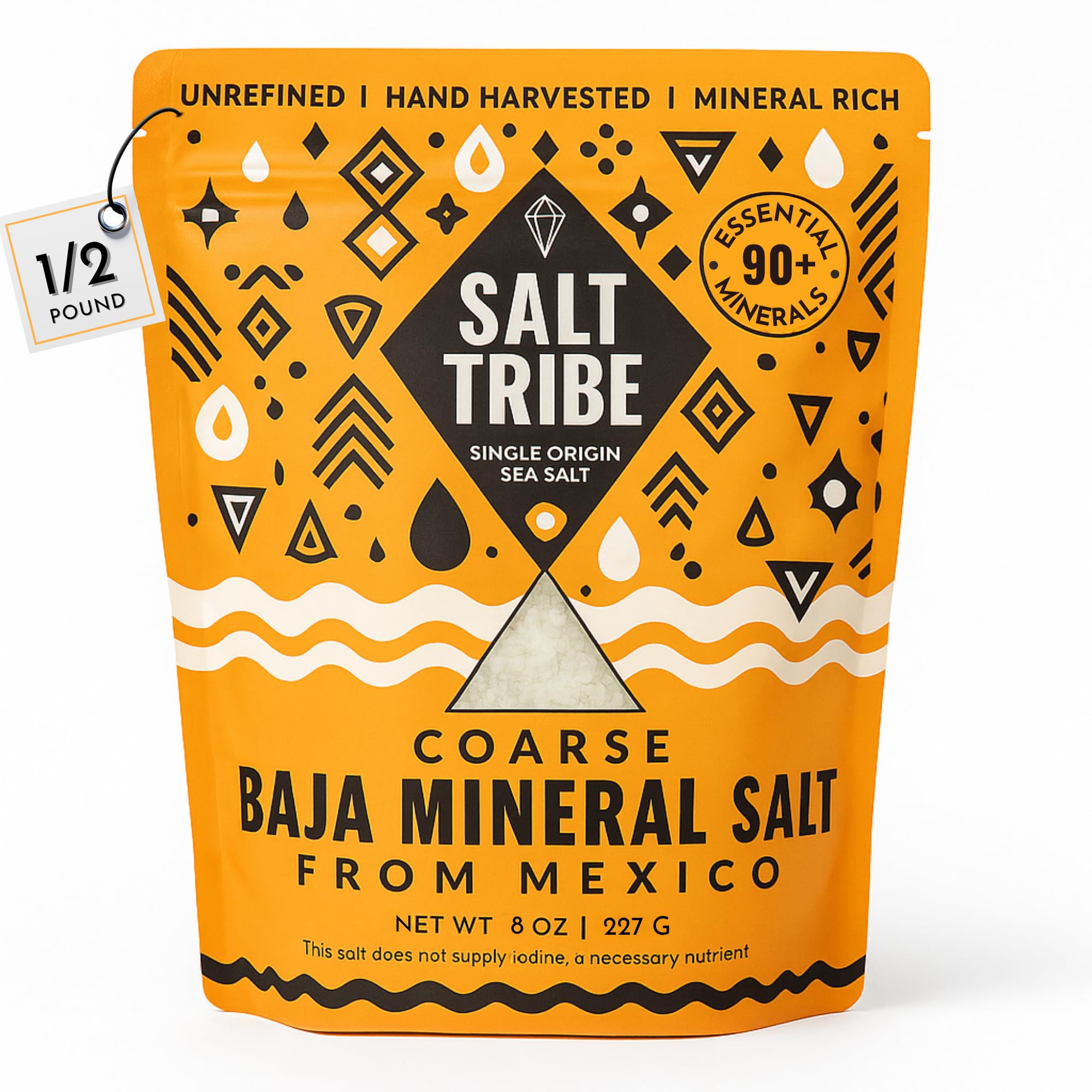 Salt Tribe Baja Sea Salt coarse bag ready for everyday seasoning