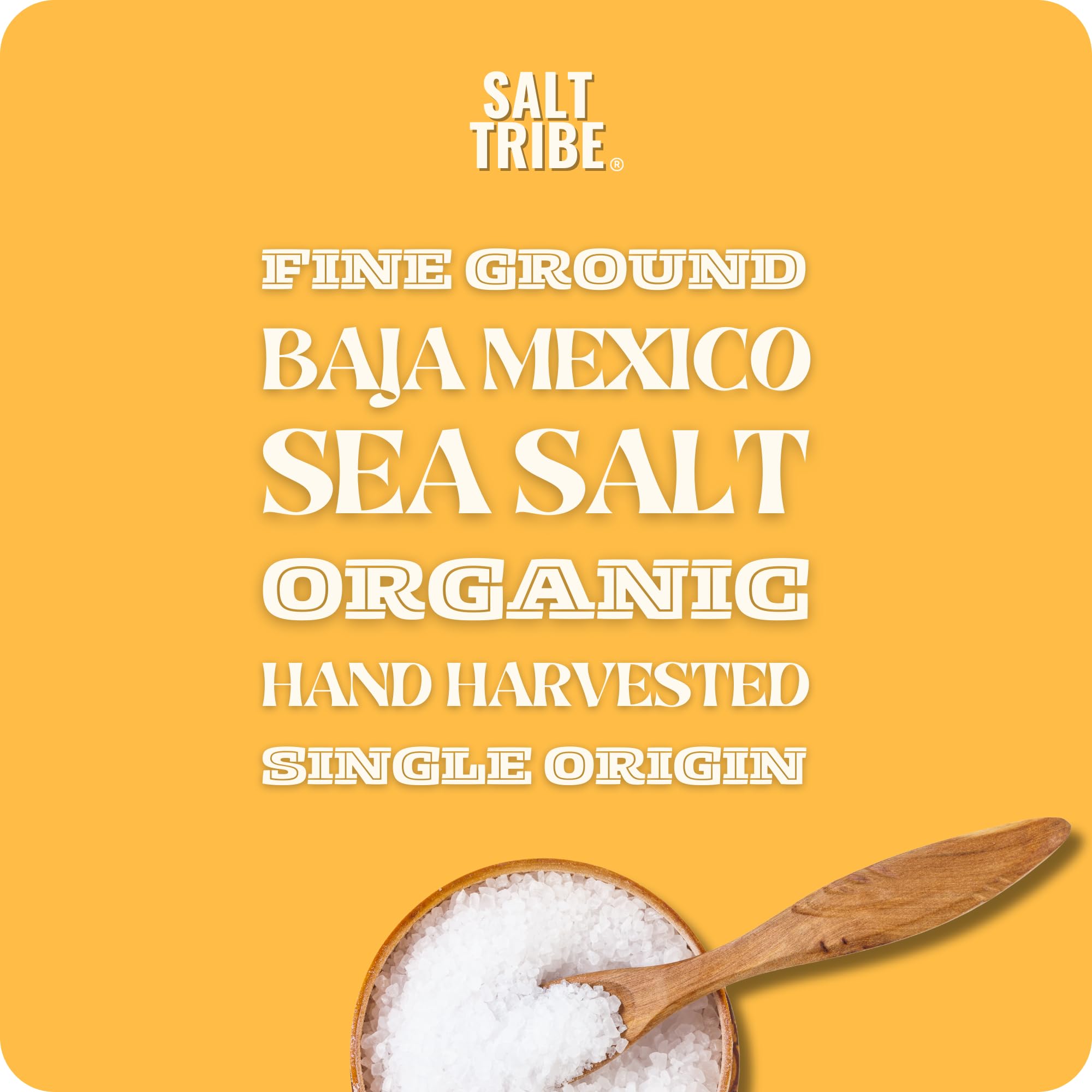 Pouring Baja Sea Salt from a jar to season foods.