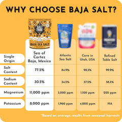Salt Tribe Baja Sea Salt mineral-rich crystals highlighting 90+ trace minerals