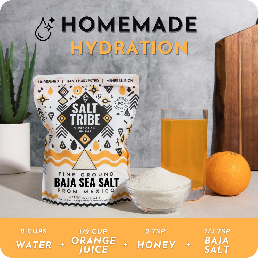 A pinch of Baja Sea Salt enhances flavor without overpowering.