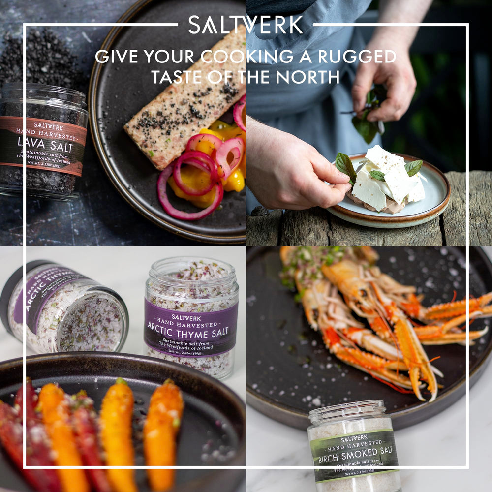 Saltverk Arctic Thyme salt jar adds herbal note for seafood and potatoes
