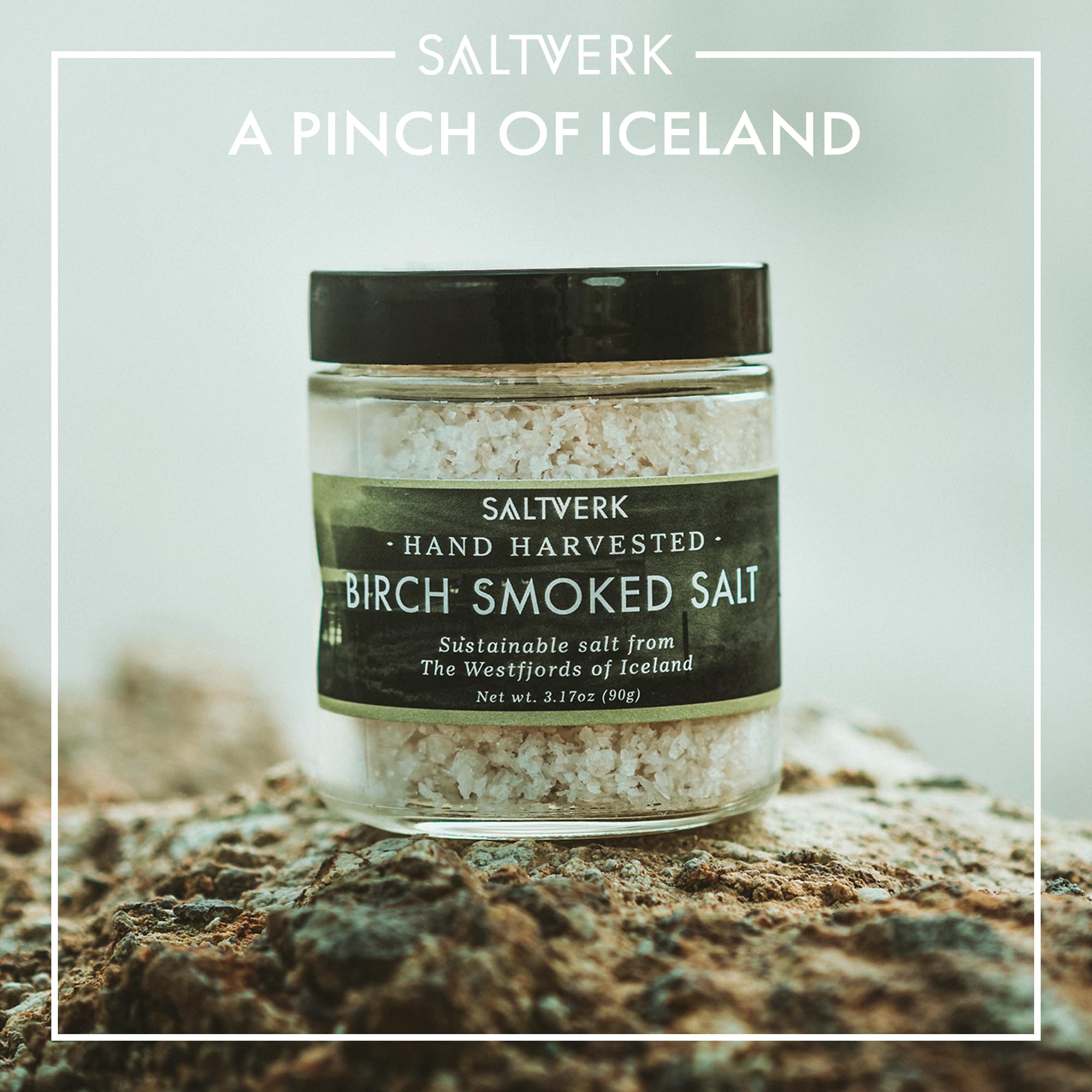 Saltverk birch smoked sea salt with avocado, adds nuance to creamy textures.