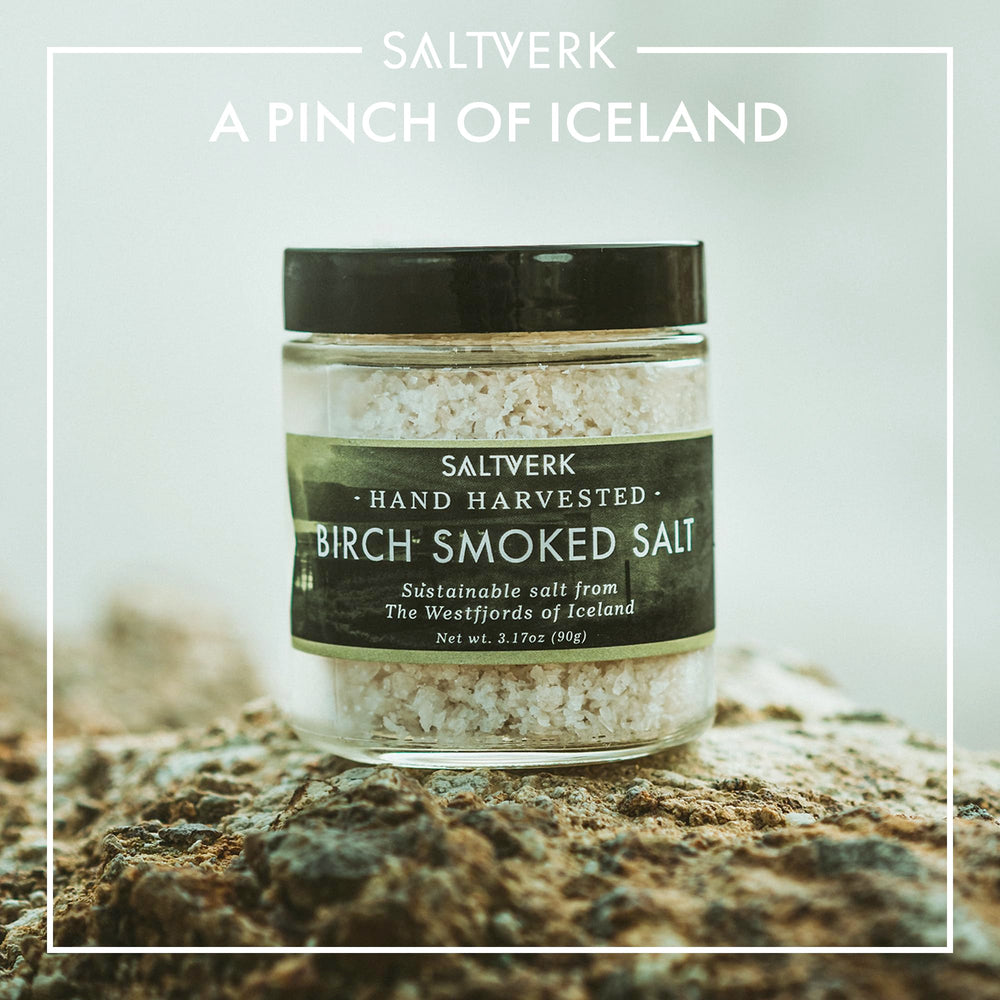 Saltverk birch smoked sea salt with avocado, adds nuance to creamy textures.