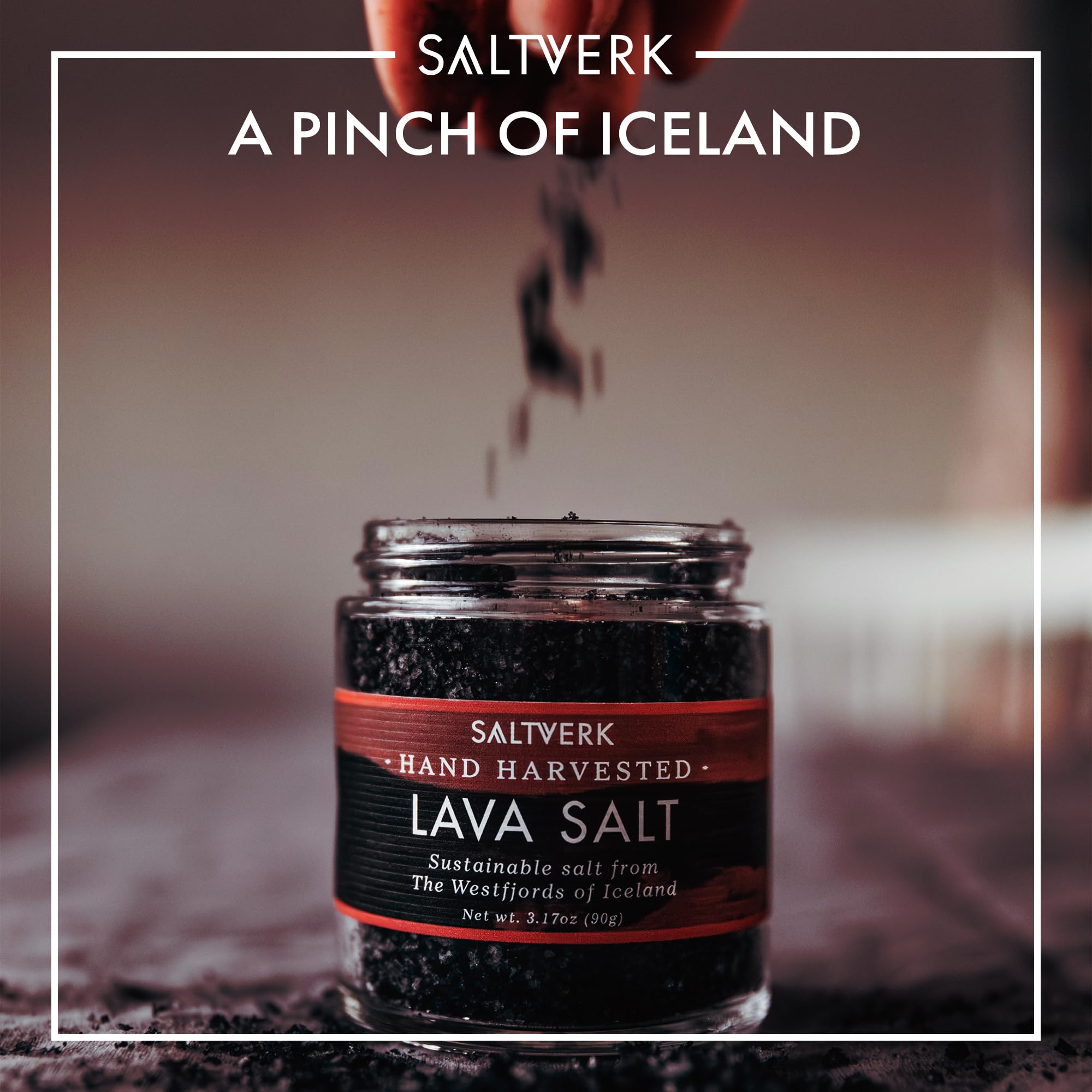 Saltverk Lava Salt Westfjords craftsmanship evokes Icelandic salt tradition.