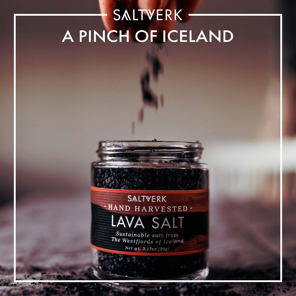 Saltverk Lava Salt Westfjords craftsmanship evokes Icelandic salt tradition.