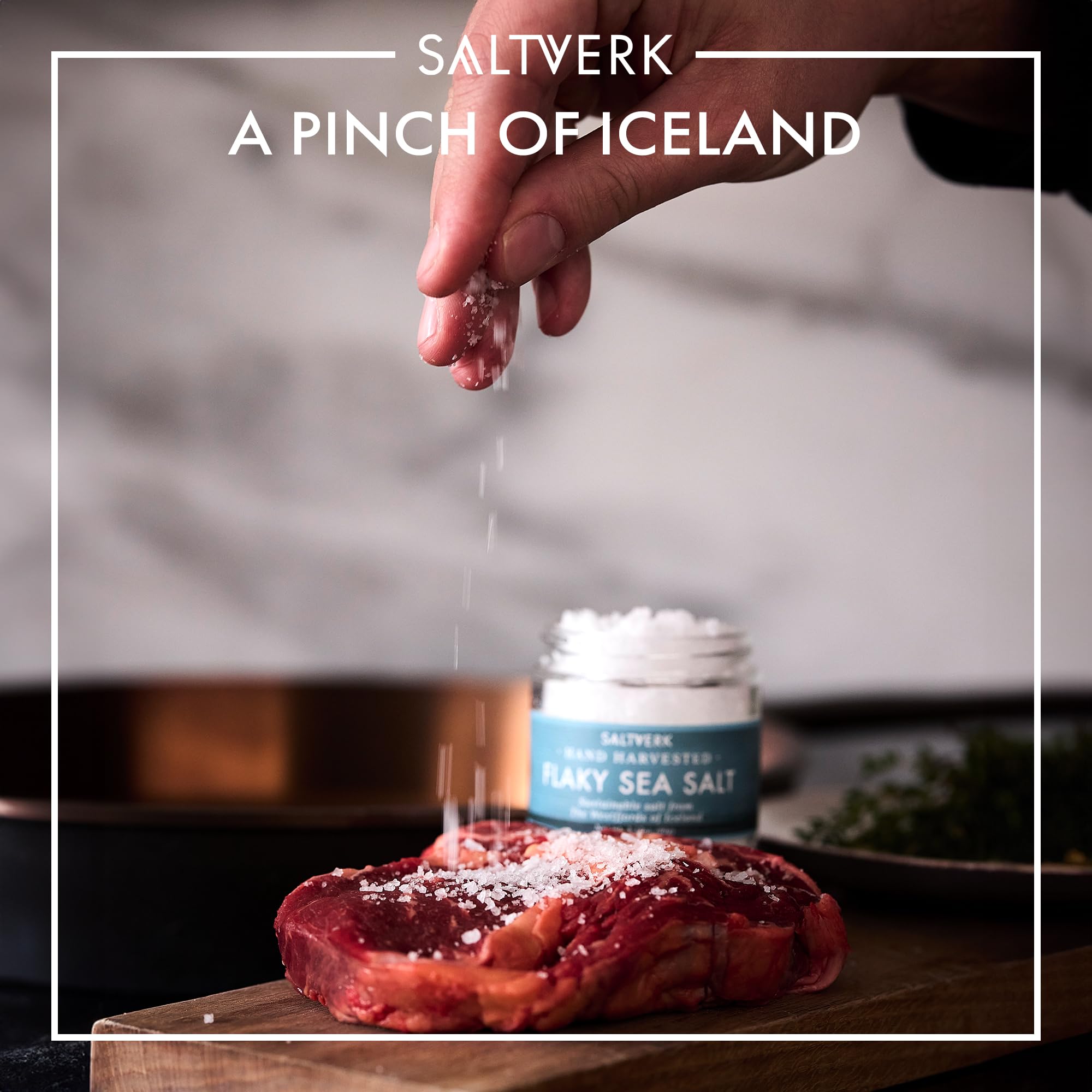 Saltverk sea salt featured on Uncharted demonstrates trusted quality for home cooks.