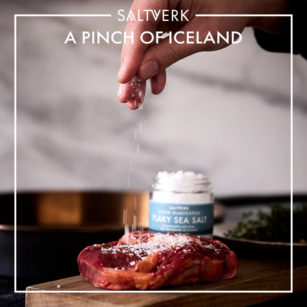 Saltverk sea salt featured on Uncharted demonstrates trusted quality for home cooks.
