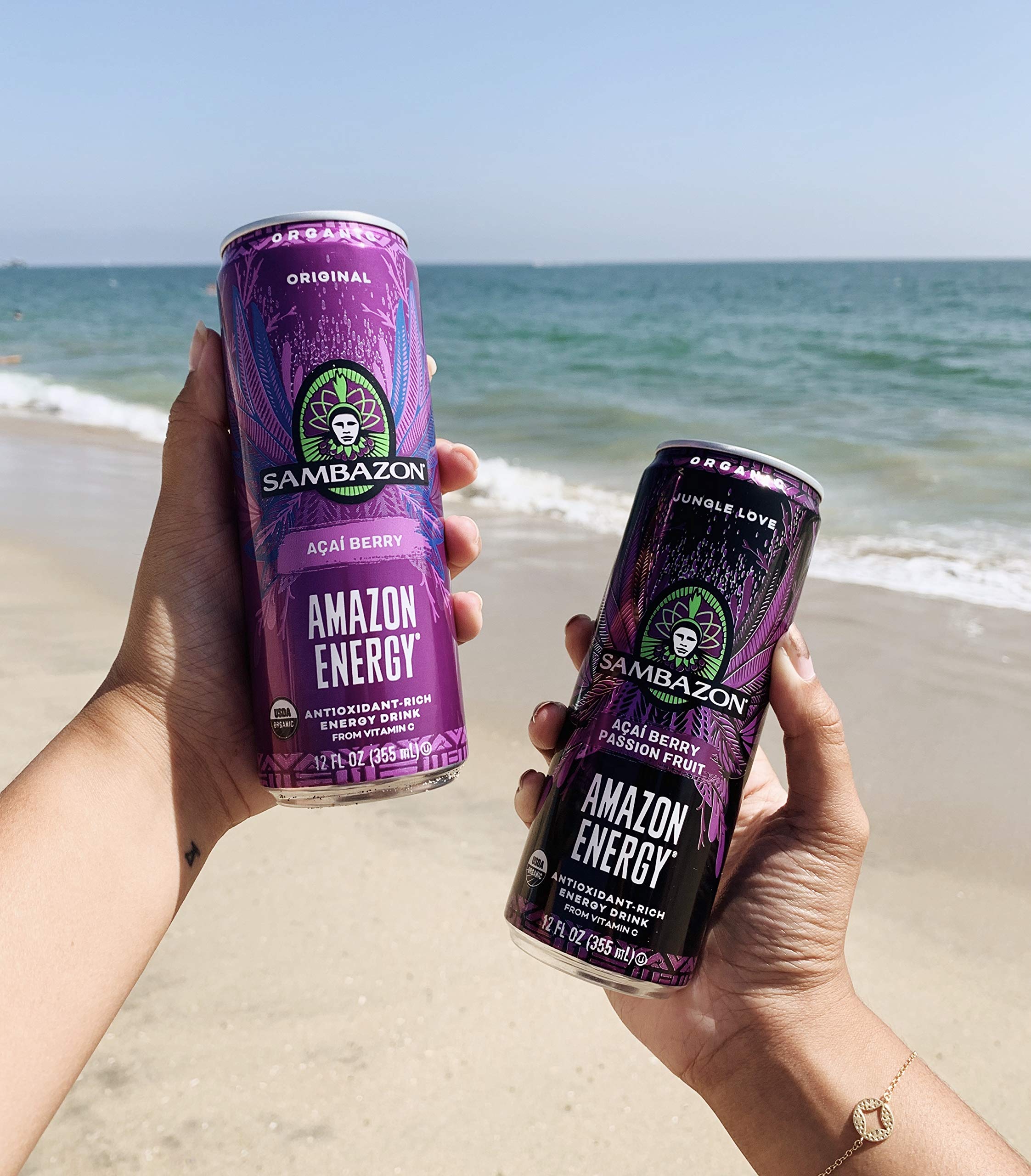 Sipping Jungle Love glass suggests refreshing flavor and mid-day pick-me-up.
