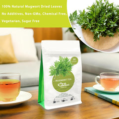 Samcci Mugwort Tea Cup steaming invites unwinding with a soothing scent